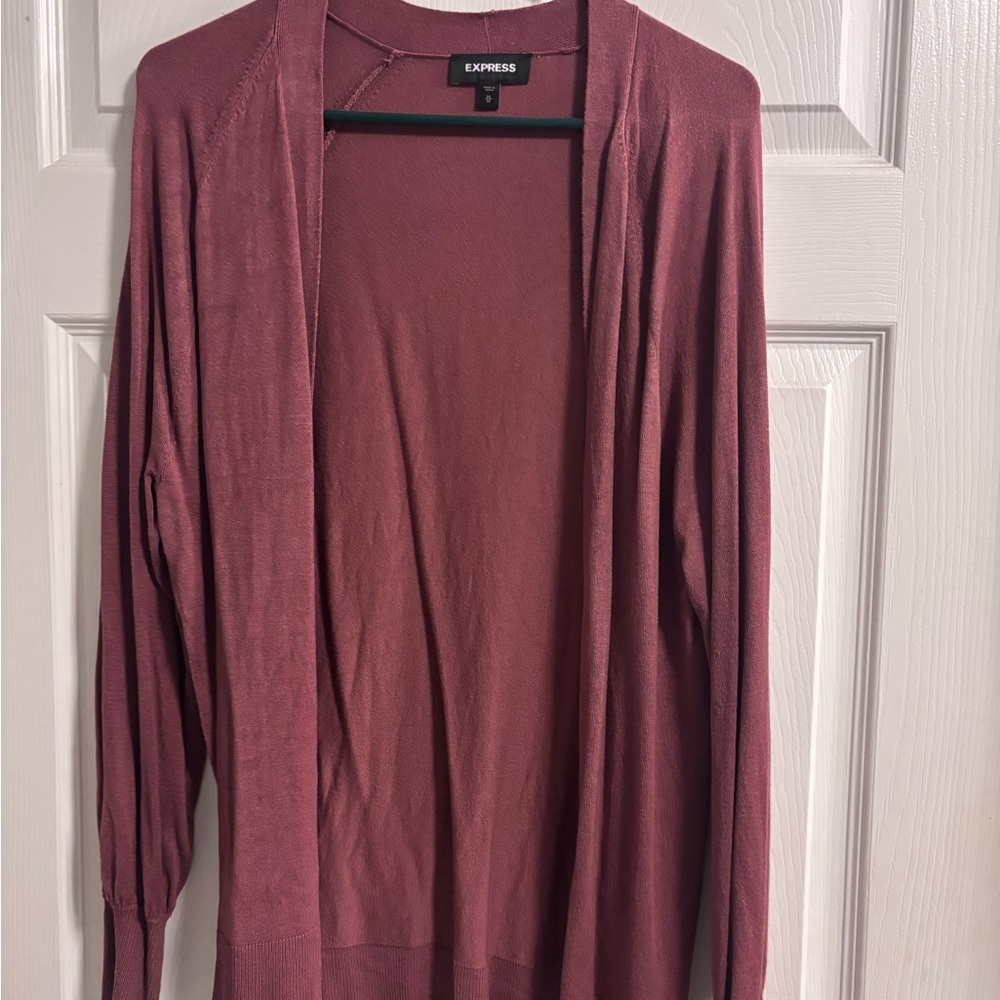 Express Women's Mauve Cardigan